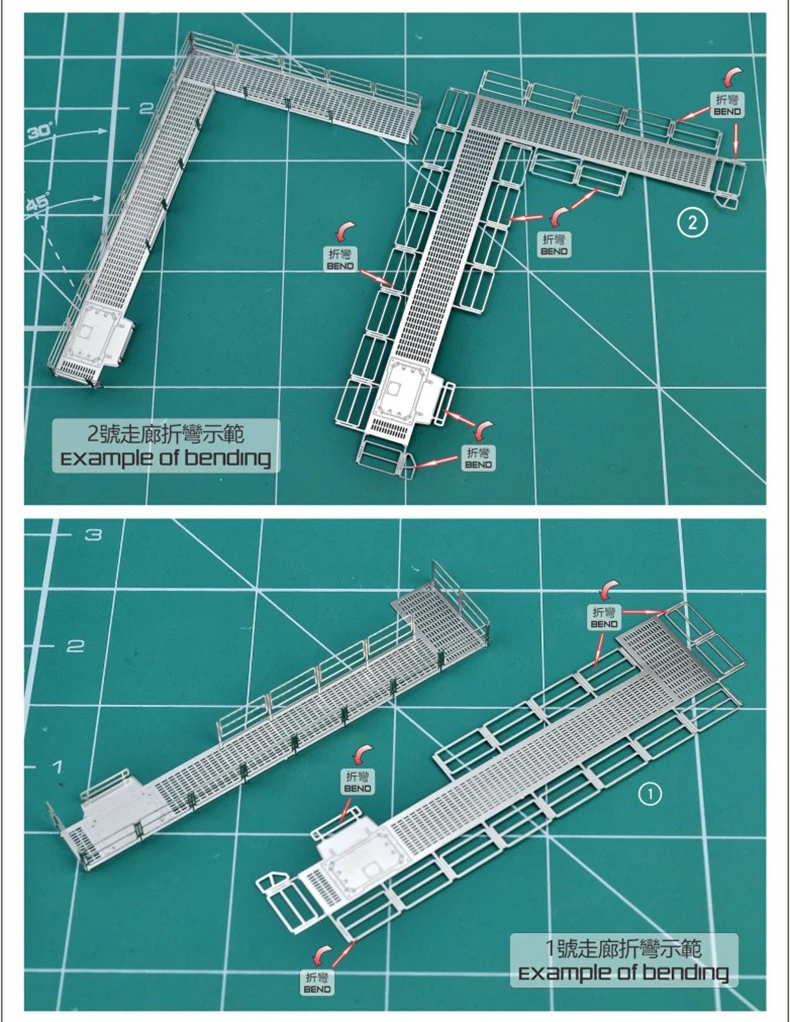 PE-Modellbausatz, Luftkanal, verbindbare Ausstellungsplatte, Hobby-Action-Basis, Hobby-Ausstellungsständer, Zubehör für Figuren HG RG BB 1/144 – Detail 9