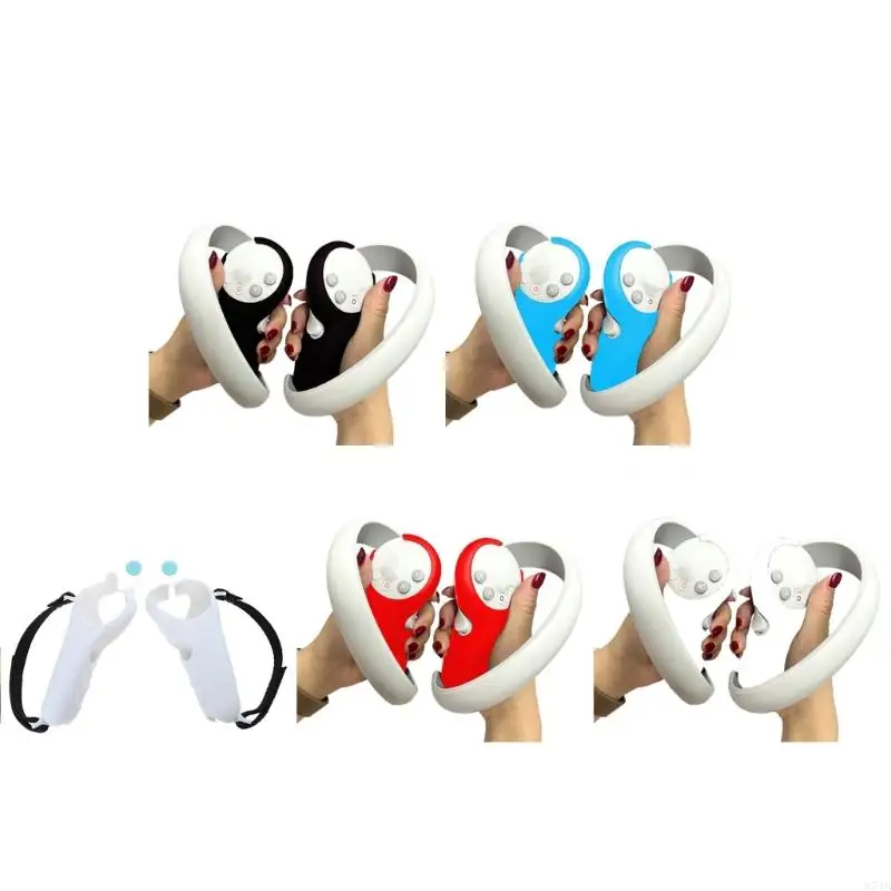 37JB Multi-Colors Controller Grip for Pico 4 Handle Soft Silicone Shells Skin