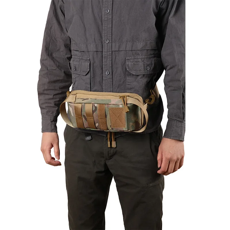 New Multifunctional Chest Bag Waist Bag Outdoor Sports Single Shoulder Slant Cross Wear Resistant Portable Mobile Phone Coin Wal
