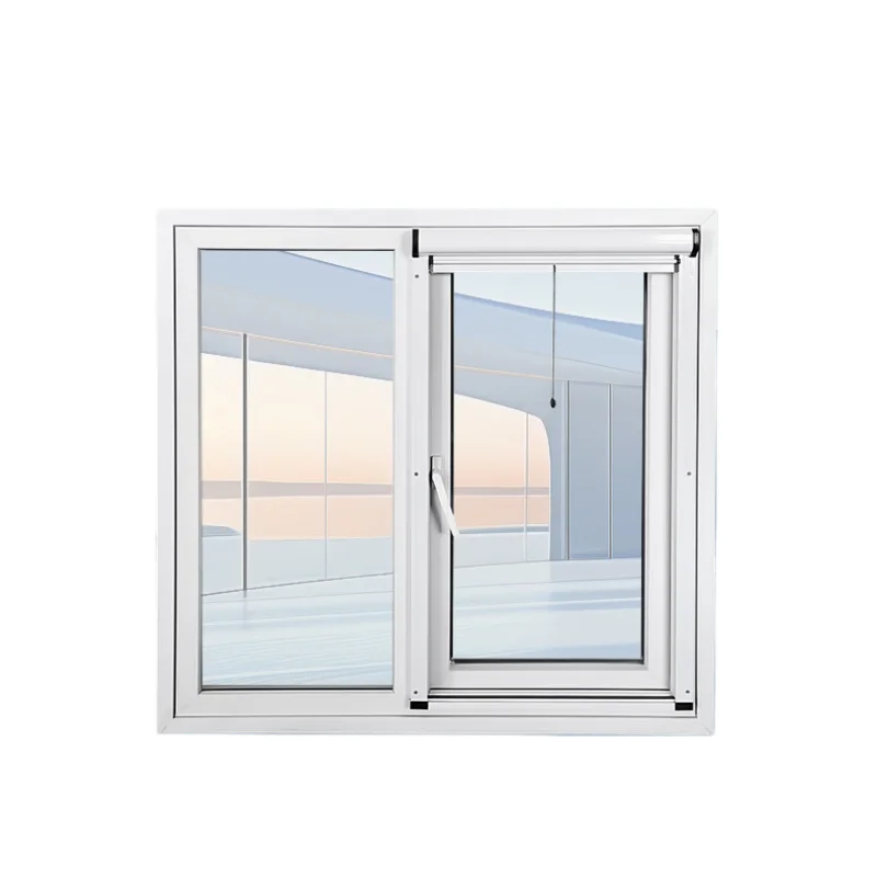 

Customized Size Household Use Manual Operation Rainproof Casement Window CE Certification Aluminum Frame Glass Window with Lock