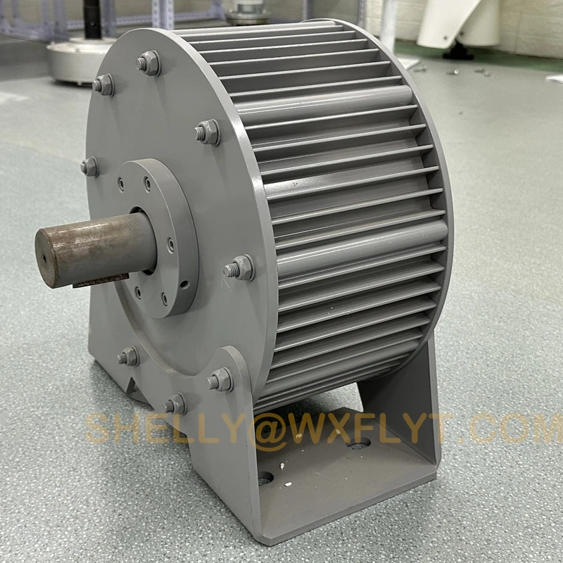 10KW 20KW 30KW 3 Phase Gearless Permanent Magnet Generator 48V 96V 110V 120V 220V 380V AC Alternator Wind Water Turbine