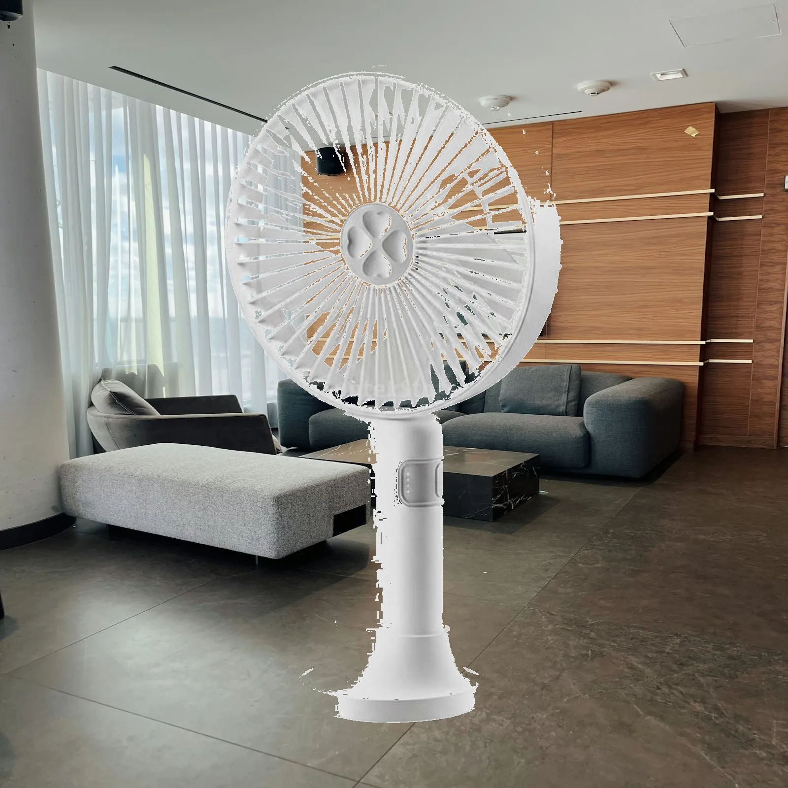 Foldable Handheld Fan Strong Cooling Current Folding Handheld Fan Full Rotation Adjustable Home Cooling for Students, Outdoor,