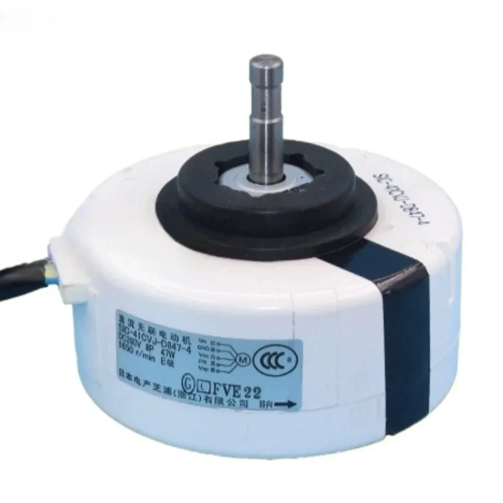 

New For Air Conditioner Indoor Unit Fan Motor SIC-41CVJ-D847-4 DC280V 8P 47W Conditioning Parts