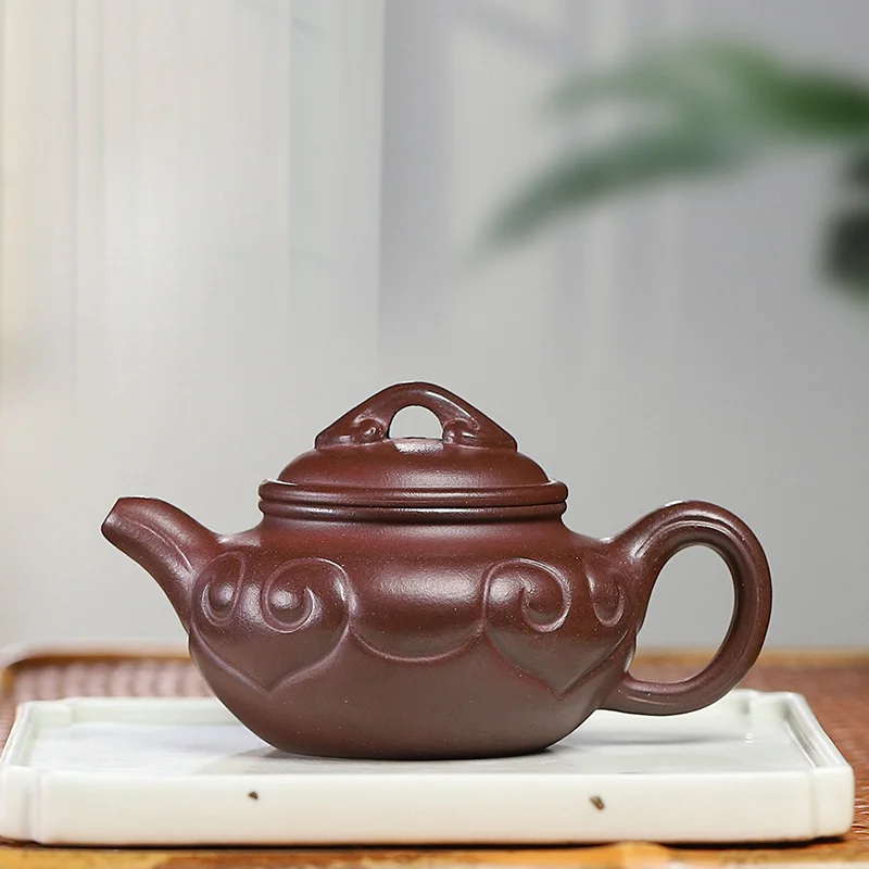 160cc Yixing Purple Clay Pot Pure Hand-made Teapot Teapot With Household Carefully Made Imitation Antique Pot Home Teapot