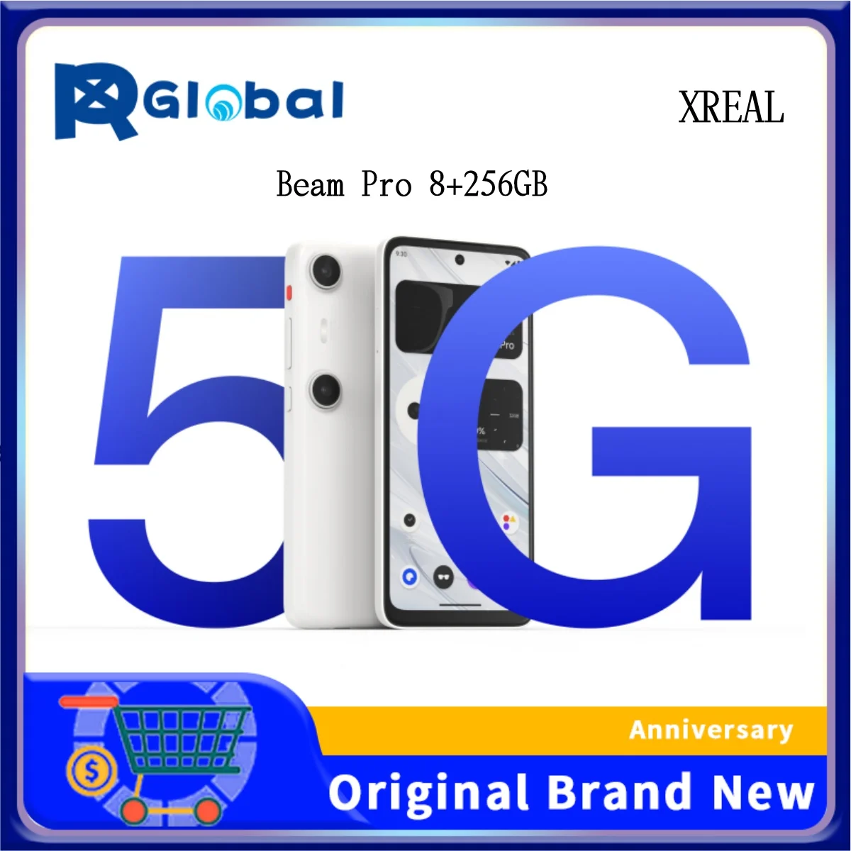 

XREAL Beam Pro 5G, The AR Glasses Spatial Computing Companion, 3D Cameras, Android 14, Supports All Google Play Store apps