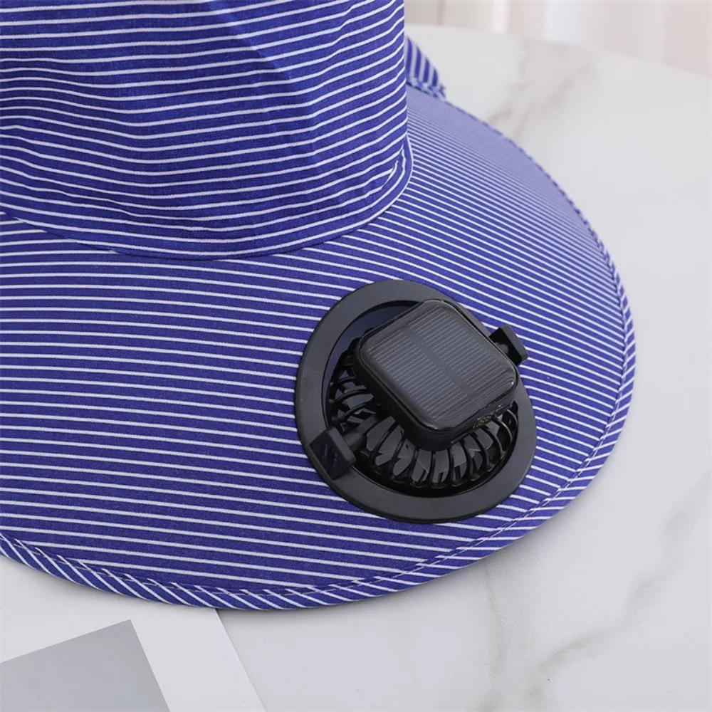 Fashion Solar Fan Face Mask Sun Hat 300mA UV Protection Tea Picking Work Hat Wide Brim Full Wrap Fisherman's Hat Summer Unisex