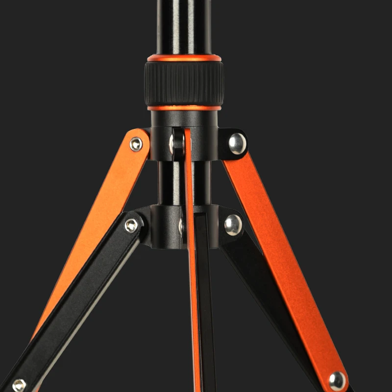 Fusitu SL255 2.22m Led Light Stand Portable Tripod Photography Light Stand Folding Leg Stand 3-Section Locks for Light Softbox