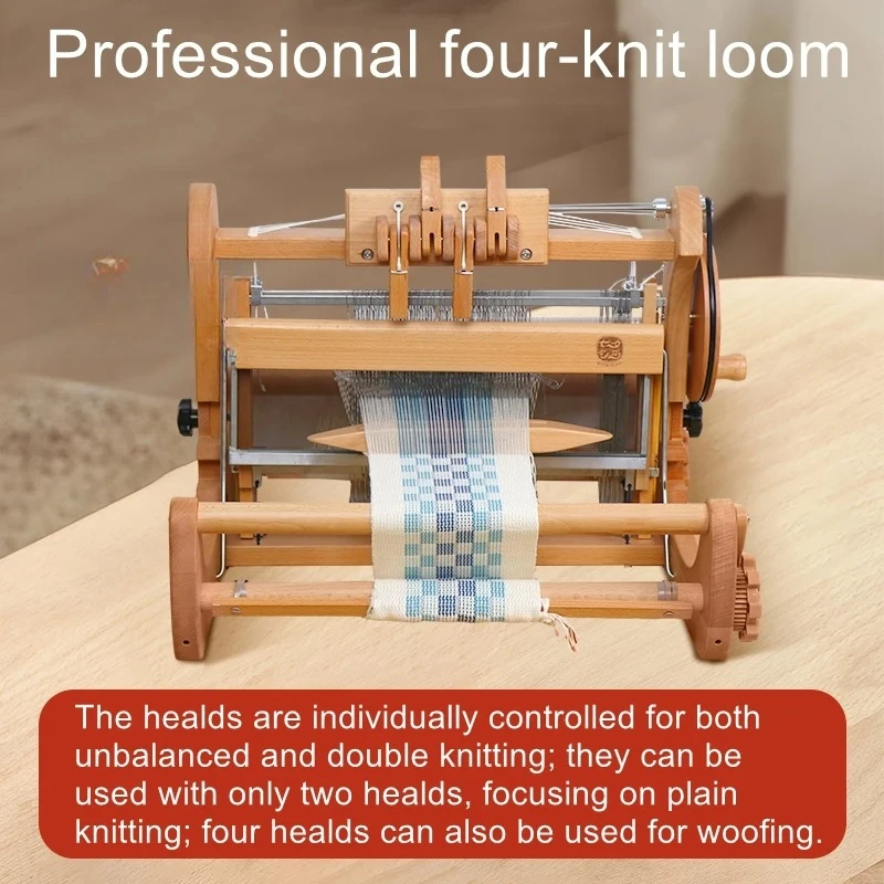 ZZ201 household tabletop loom simple hand knitting small loom mini adult split weaving