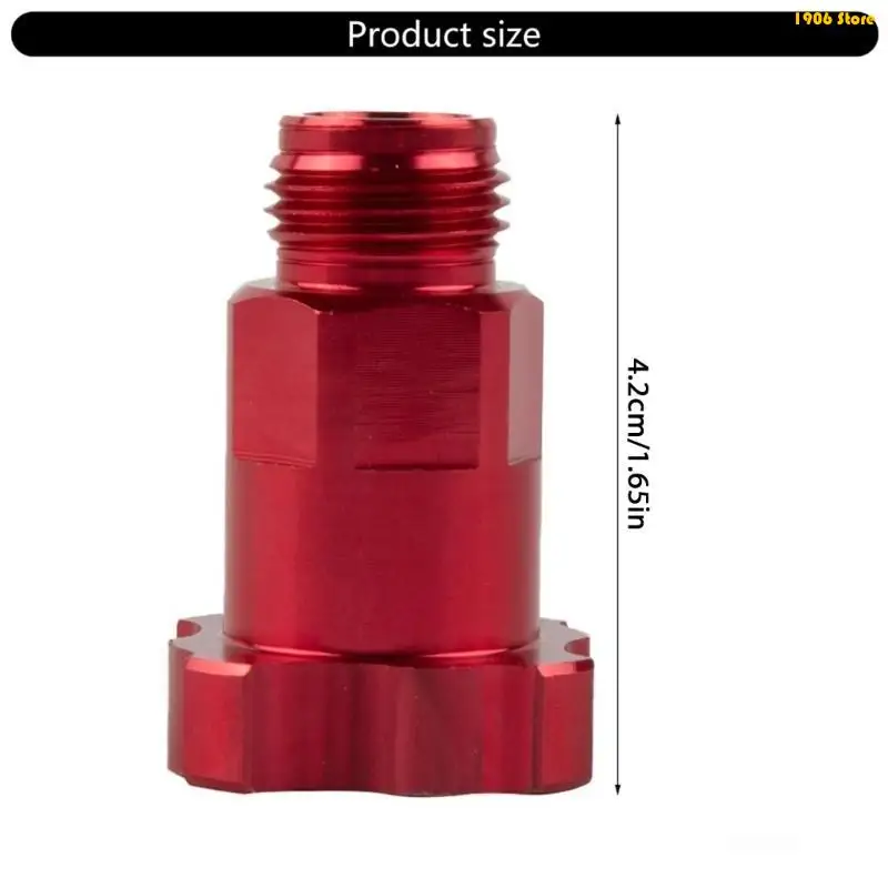 U1JB Multipurpose Spruzzatore Coppa spruzzatore Adattatore Edilizia in alluminio M16X1.5 Collegamento per preparazione