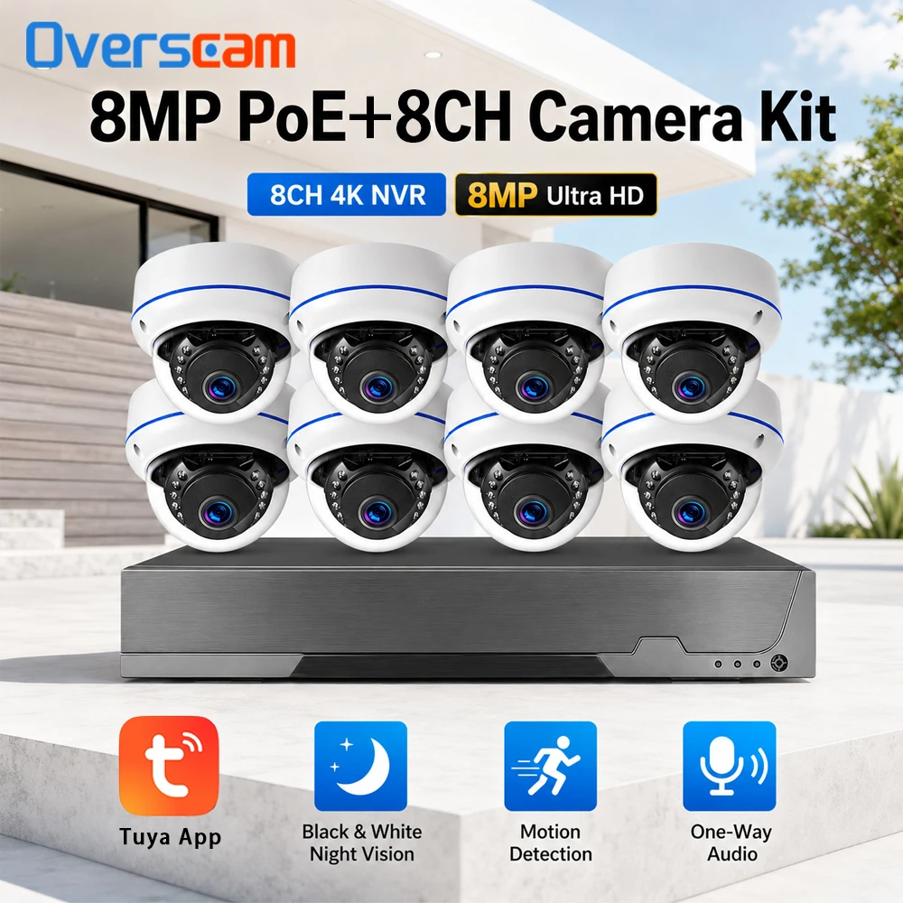 Nvr Kit 8 Channel - ระบบกล้องวงจรปิด 8MP 4K PoE 8CH NVR