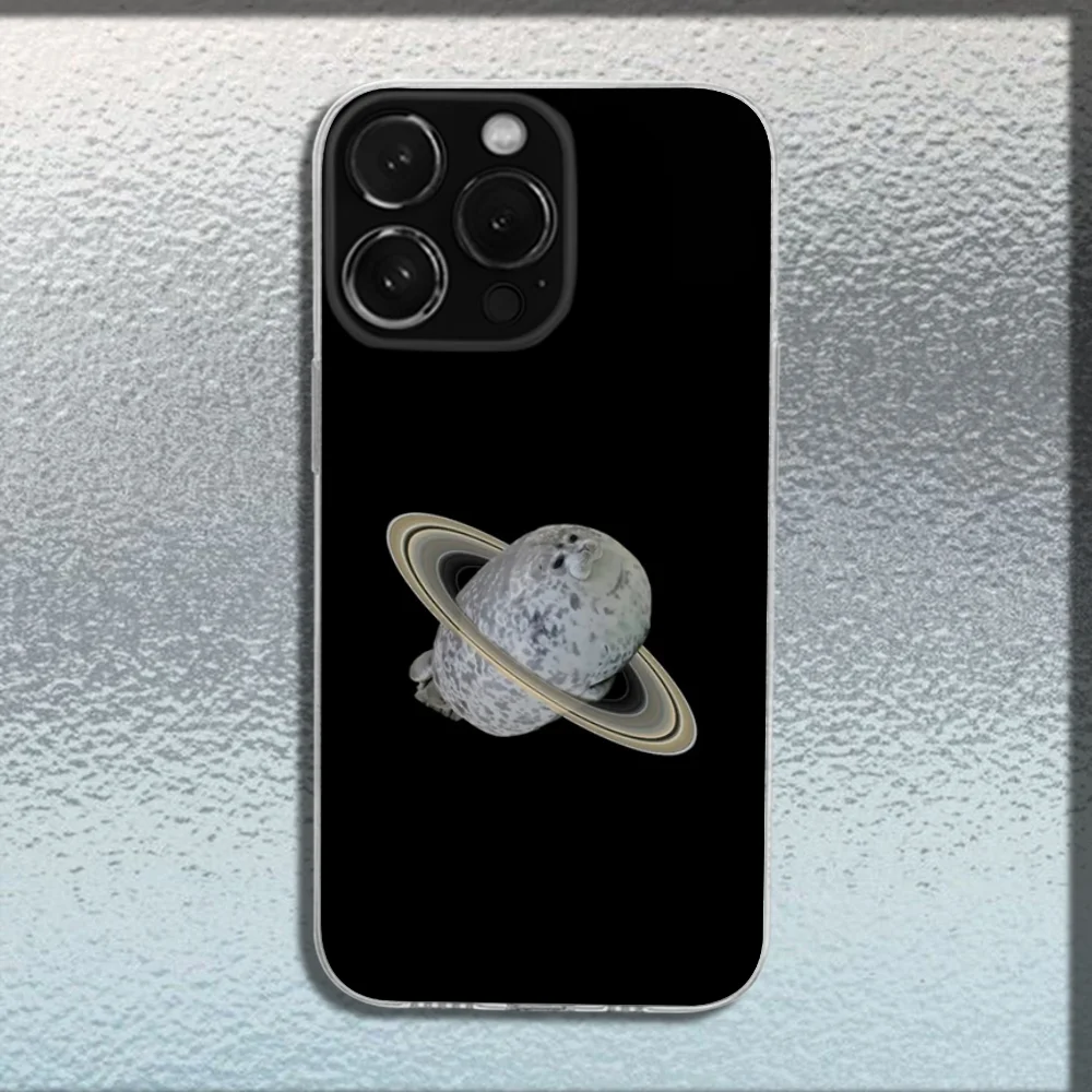 Seal Funny Cute Phone Case For iPhone 16,15,14,13,12,11 Plus,Pro,Max,XR,XS,X,Plus,SE,Mini Transparent Soft Cover - Image 2