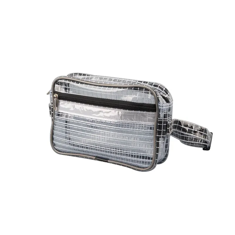 طقم حقيبة شفافة مضادة للكهرباء الساكنة من مادة PVC خالية من الغبار، شبكة غرفة نظيفة، تخزين منتجات السلامة الخلفية