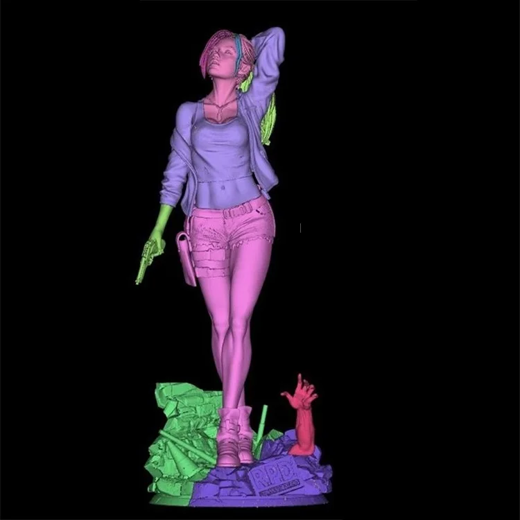 LinDeekin D447 Customized 3D Garage Kits Unpainted Figure GK Models White resin Unassembled Jigsaw puzzle of character models