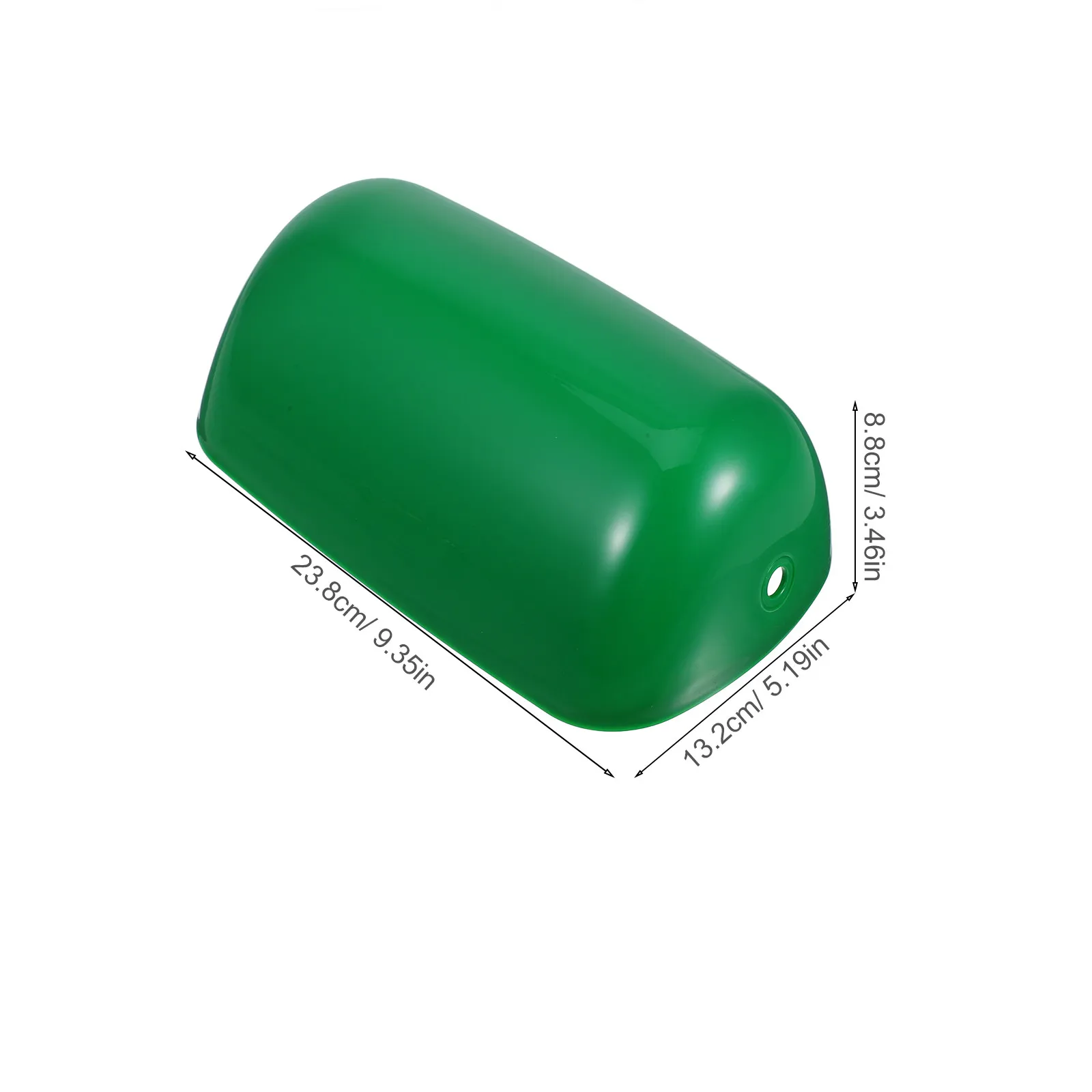 Plastic Bankers Lamp Shade Green Retro Replacement Lampshade for Desk Nightstand Table Lamp Vintage Style Professional Office