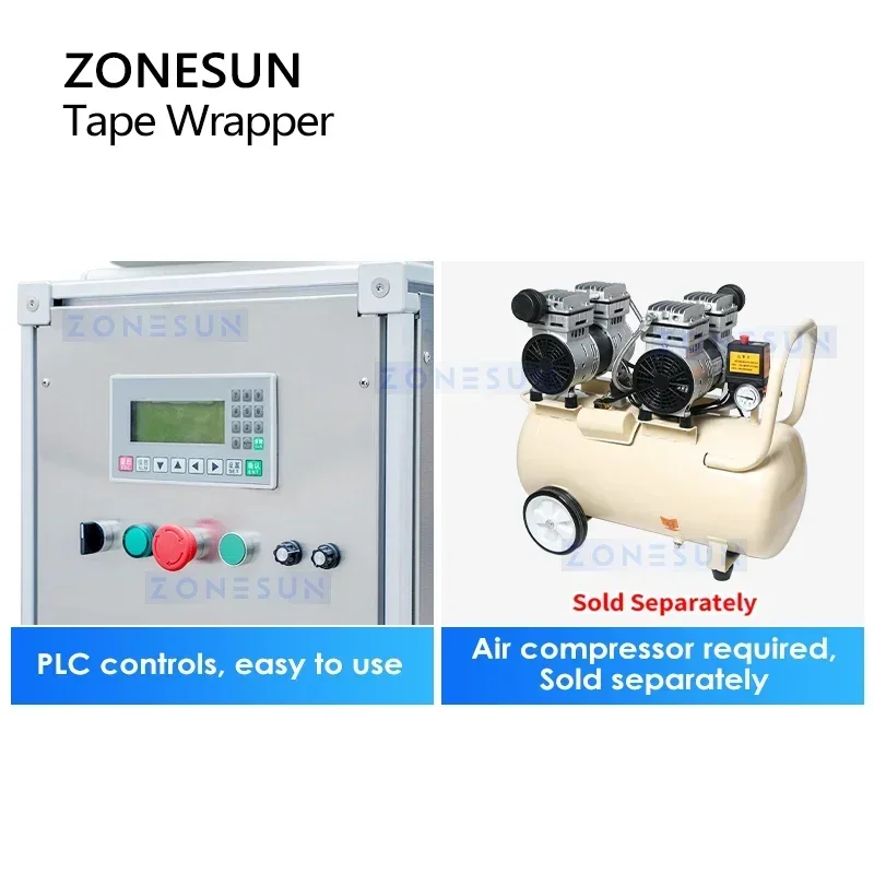 ZONESUN ZS-TW5050 Автоматическая машина для упаковки лент Пенопластовая транспортировочная коробка Охладители пенопласта Холодная цепь Упаковка пищевых контейнеров