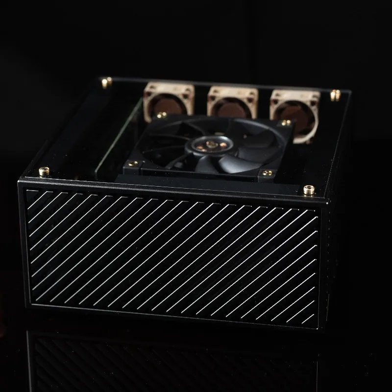 LP P6 ITX Case Aluminum CNC Mini PC Chassis for 4060 GPU with 1U