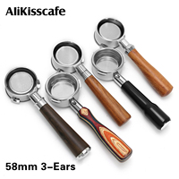 58mm Bottomless Portafilter 3Ear For Hibrew h7 h7a h10a Breville Barista Max Mini Sunbeam Coffee Tool Espresso Machine Accessory