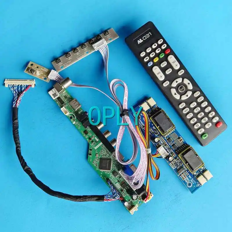 para Ht170e01 Ht170ex1 Monitor do Portátil Placa de Controlador de Tela 17 Kit Faça Você Mesmo 1280*1024 4ccfl Lvds 30 Pinos Vga Hdmi-av Compatível Usb