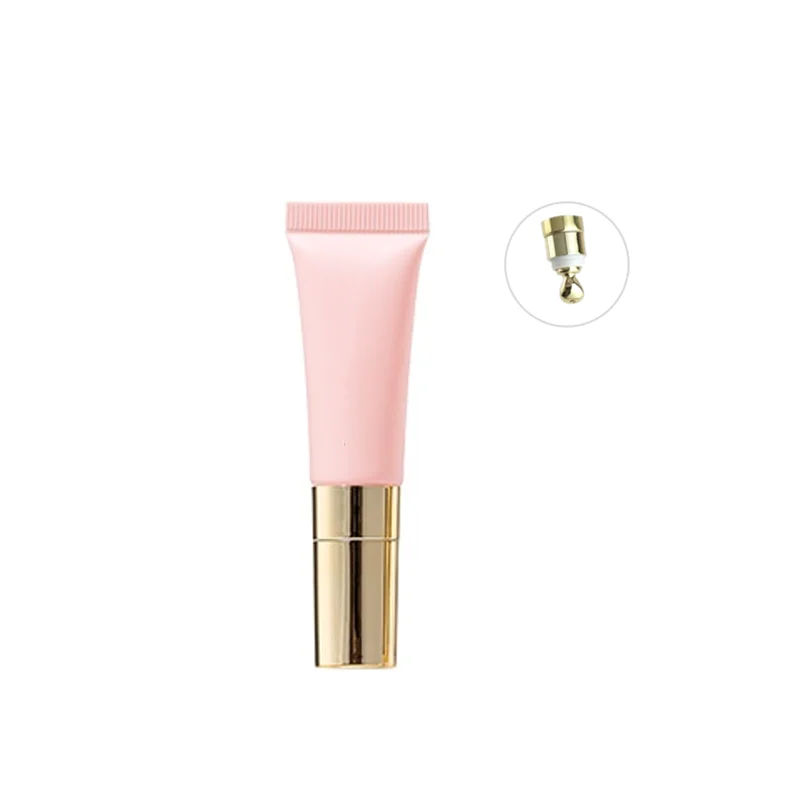10 Stuks 10 Ml Massage Deksel Knijpbuizen Roze Wit Helder Geel Monster Buizen Lipgloss Oogcrème Plastic Buis container Groothandel