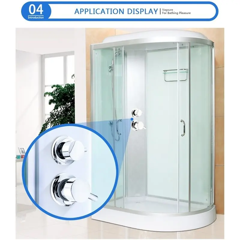 B08B-Mixing Valve Brass Faucet Center Distance 10Cm Mixing Valve Bathroom Shower Mixer Faucet Tap Cabin