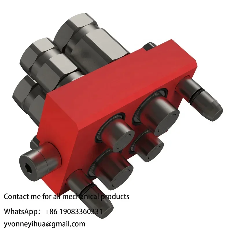 Chinese Brand Manufacturer Flat Face Multi Quick Coupling P5068 Hydraulic Multi 5 Way Coupler