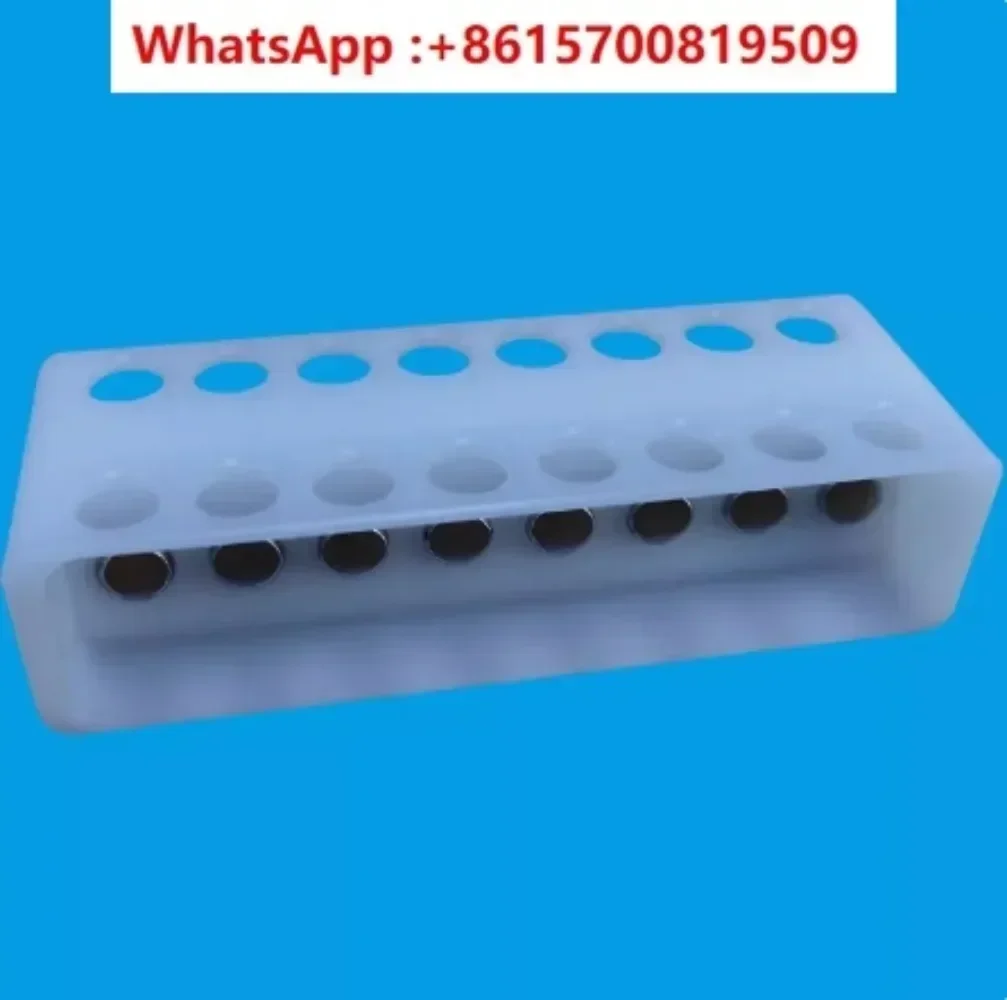 Biological Laboratory Magnetic Bead Separation Rack 0.1/0.2mlpcr Eightrow Tube Strong Adsorption 16 Holes