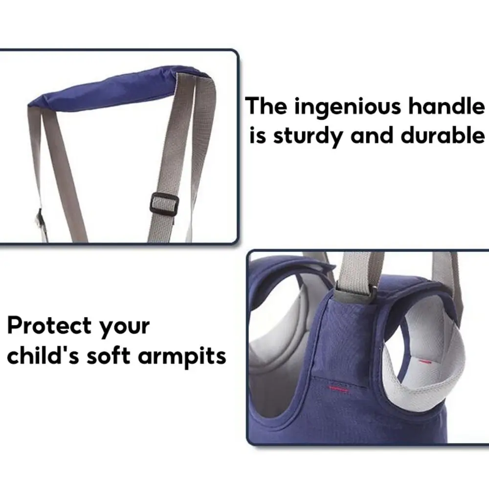 Andador de bebé extraíble portátil, cinturón de entrenamiento para caminar seguro y transpirable, arnés multifuncional anticaída para bebé