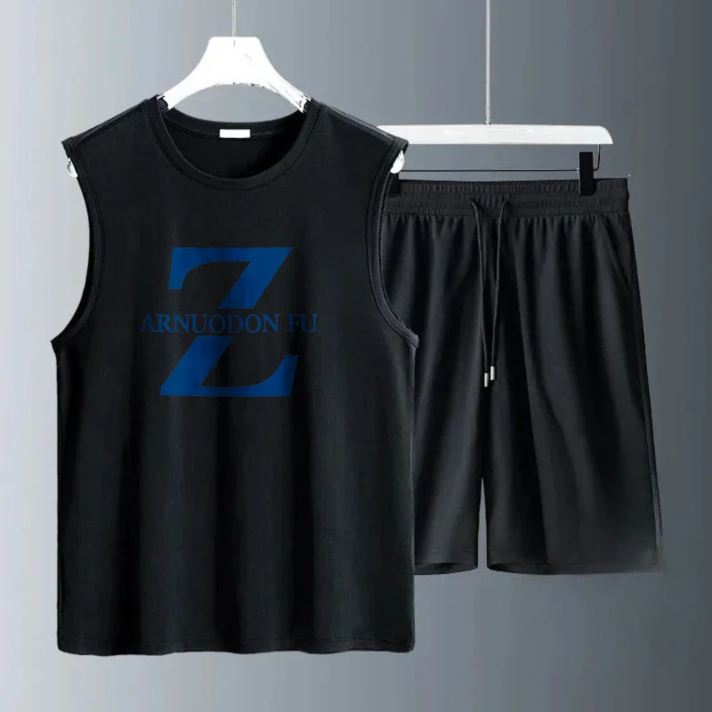 

Men's Tank Top Sets 2026 Summer Quick drying Breathable beach drip clothing seaside running sports men's suits oversize