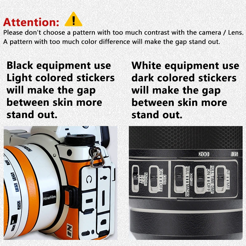 SEL70200GM2 / 70200 OSS II Lens Sticker Protective Film for Sony FE 70-200mm F2.8 GM OSS II Lenses Decal Skins Protector Cover