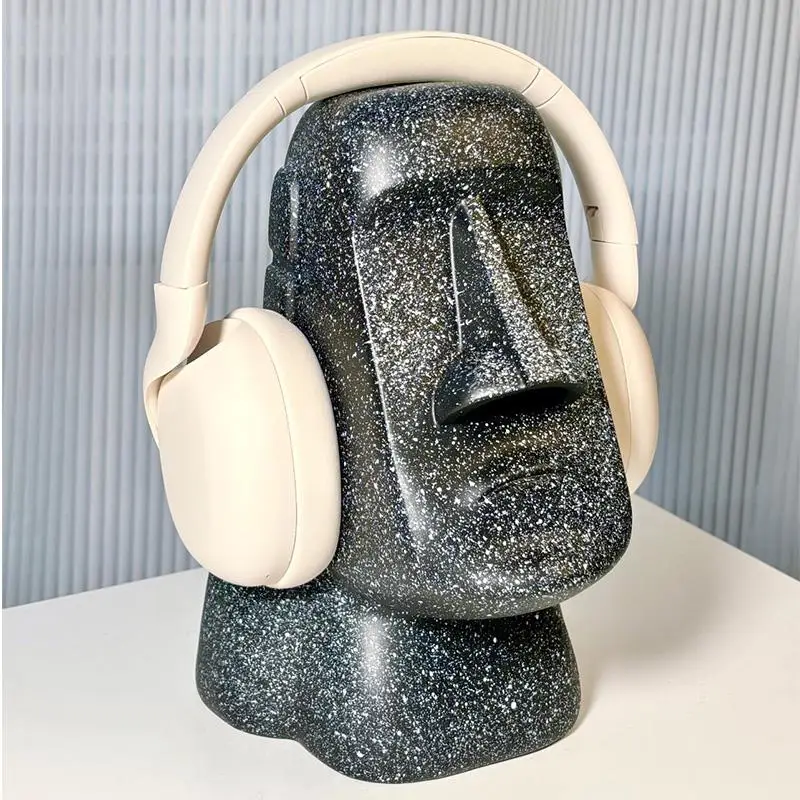 

Статуя острова Пасхи, креативная коробка для салфеток, роскошный настольный органайзер для гостиной, высококачественная подставка для гарнитуры, коробка для хранения