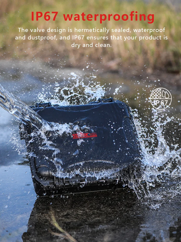 STARTRC Camera Accessories 2 Layers Portable Travel Hard Case For Gopro 13/12/11/10/9/8/7 Carrying Case Storage Waterproof Box