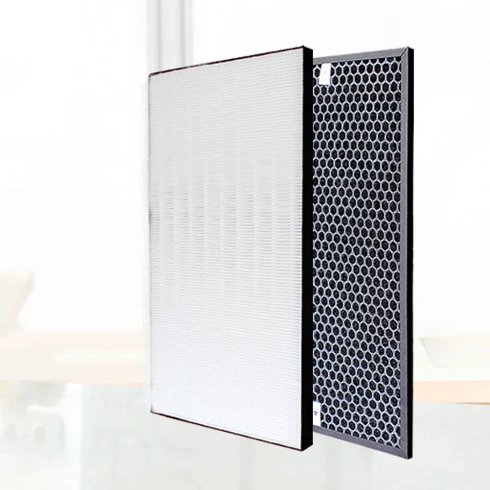 Heap Filter for Sharp Air Purifier KC-D70 KC-E70 KC-F70 KC-700Y7  Heap Filter 43*23.5*2.8cm+Actived Carbon Filter 43*23.5*1cm