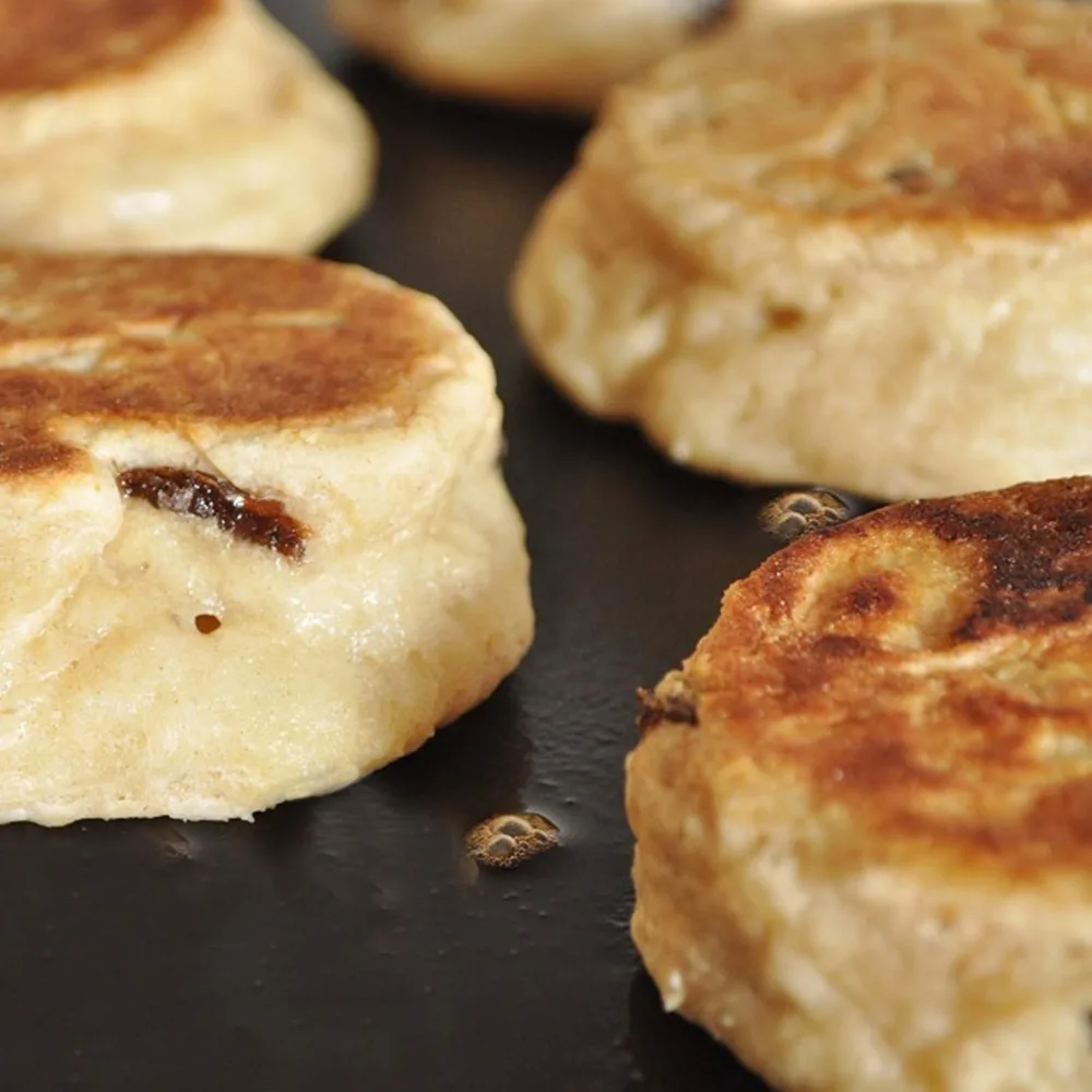 صينية من الحديد الزهر 36 سم، مقبض مزدوج تاوا لروتي، دوسا، التورتيلا، الفطيرة، الطبخ العائلي #6