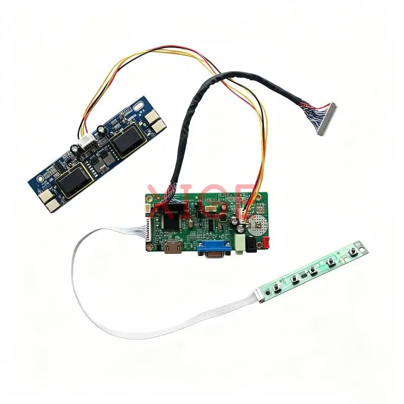 

For M170EG02 M170EU01 M170EN07 M170EG01 Display Drive Controller Board Kit DIY VGA+HDMI 30 Pins LVDS 4-CCFL 1280*1024 1280x1024