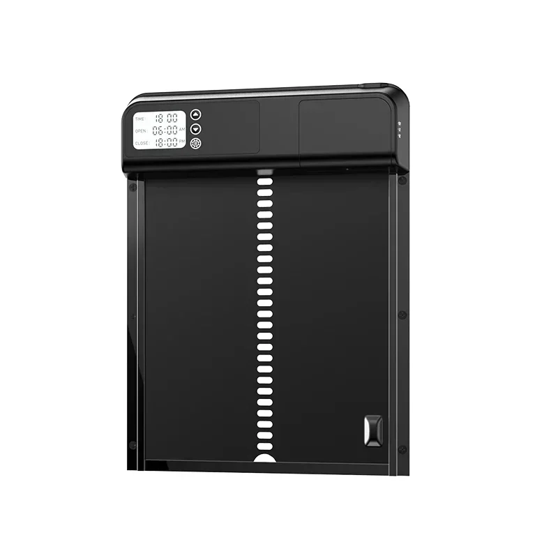 Sensor de luz inteligente de aleación de aluminio impermeable IP45, puerta automática para Gallinero