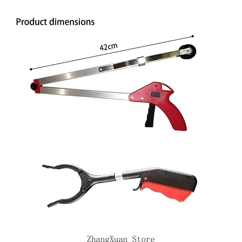 Ergonomisches, faltbares Abfallsammelgerät für die einfache Schmutzaufnahme Innen- und Außenbereich 3XUF – Detail 6