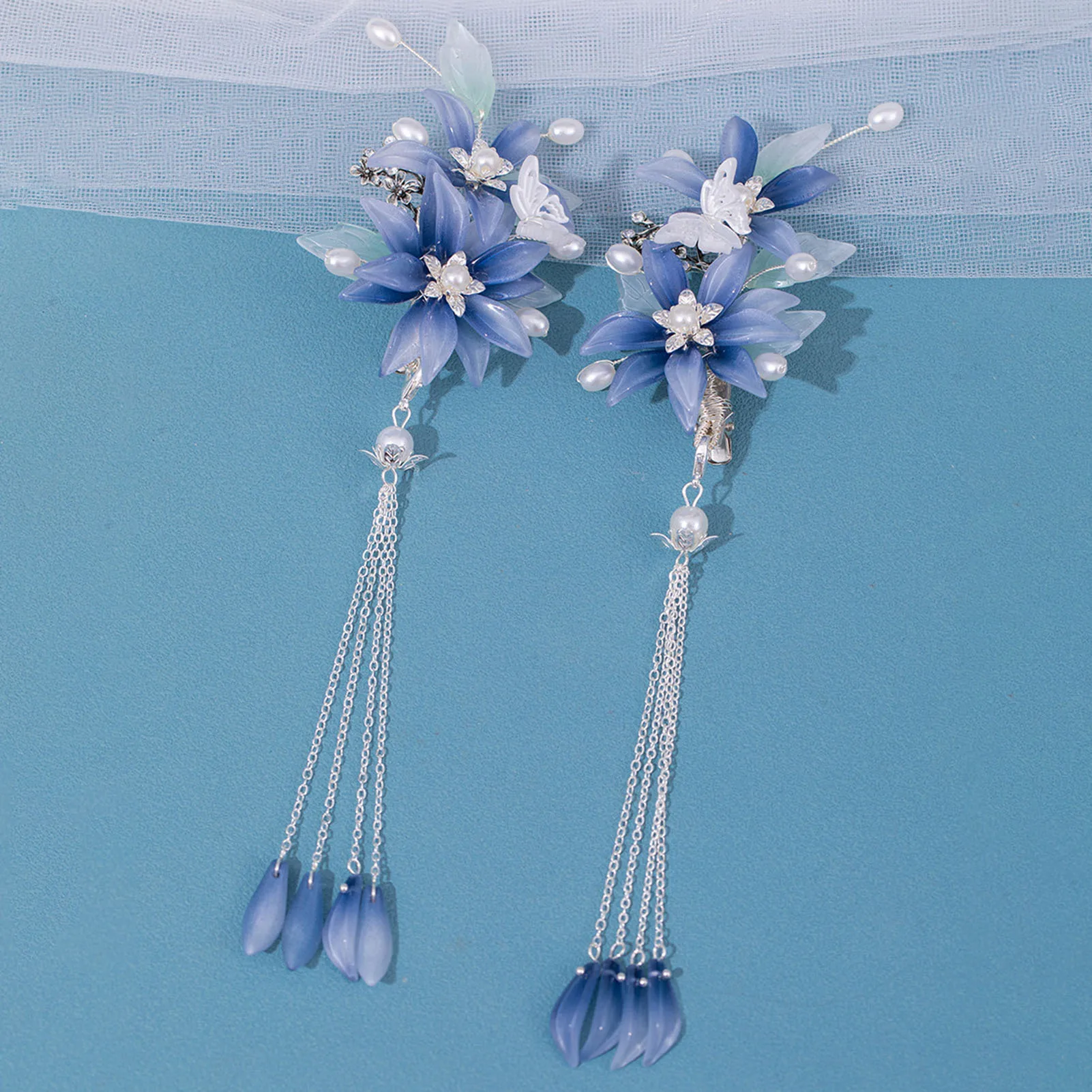 

Ethnic Style Hair Chopstick Hair Clip Simulated Pearl Decor Hair Styling Accessory for Pairing with Hanfu Style Clothes PR Sale