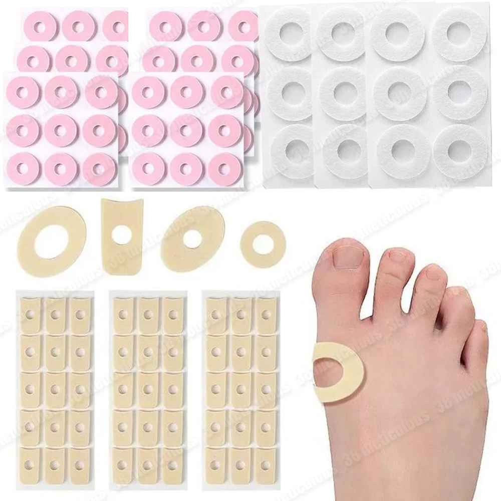 6/9/15 Uds. Yesos de maíz, cojines para callos en los pies, protección del dedo del pie, pies antidesgaste, parche para el pie, almohadillas protectoras para aliviar el dolor
