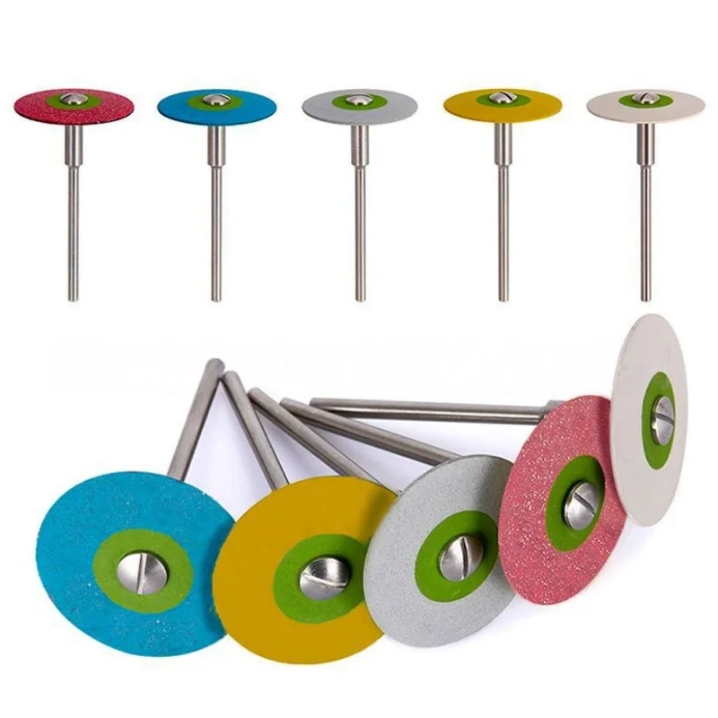 Dental HP 26mm Rubber Polish Wheels for Zirconia Porcelain PFM Emaxs Dental Lab Polisher Wheel Disc