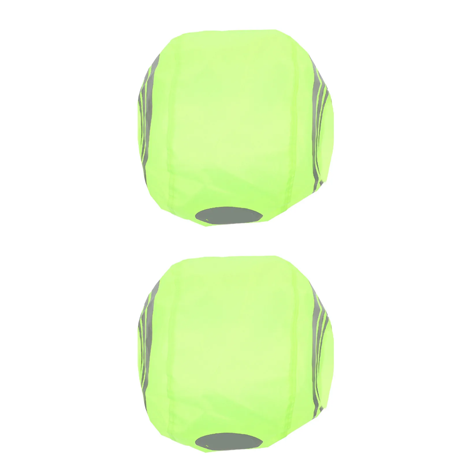 

2Pcs Rainproof Covers Waterproof Oxford Cloth Reflective Strip Cycling Protector Night Riding Safety Bike Supplies