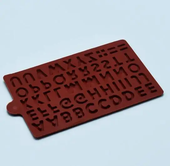 

Diy 26 English Letters Chocolate Silicone Mold Crystal Drop Glue Mold Home Baking Cake Cookie Mold