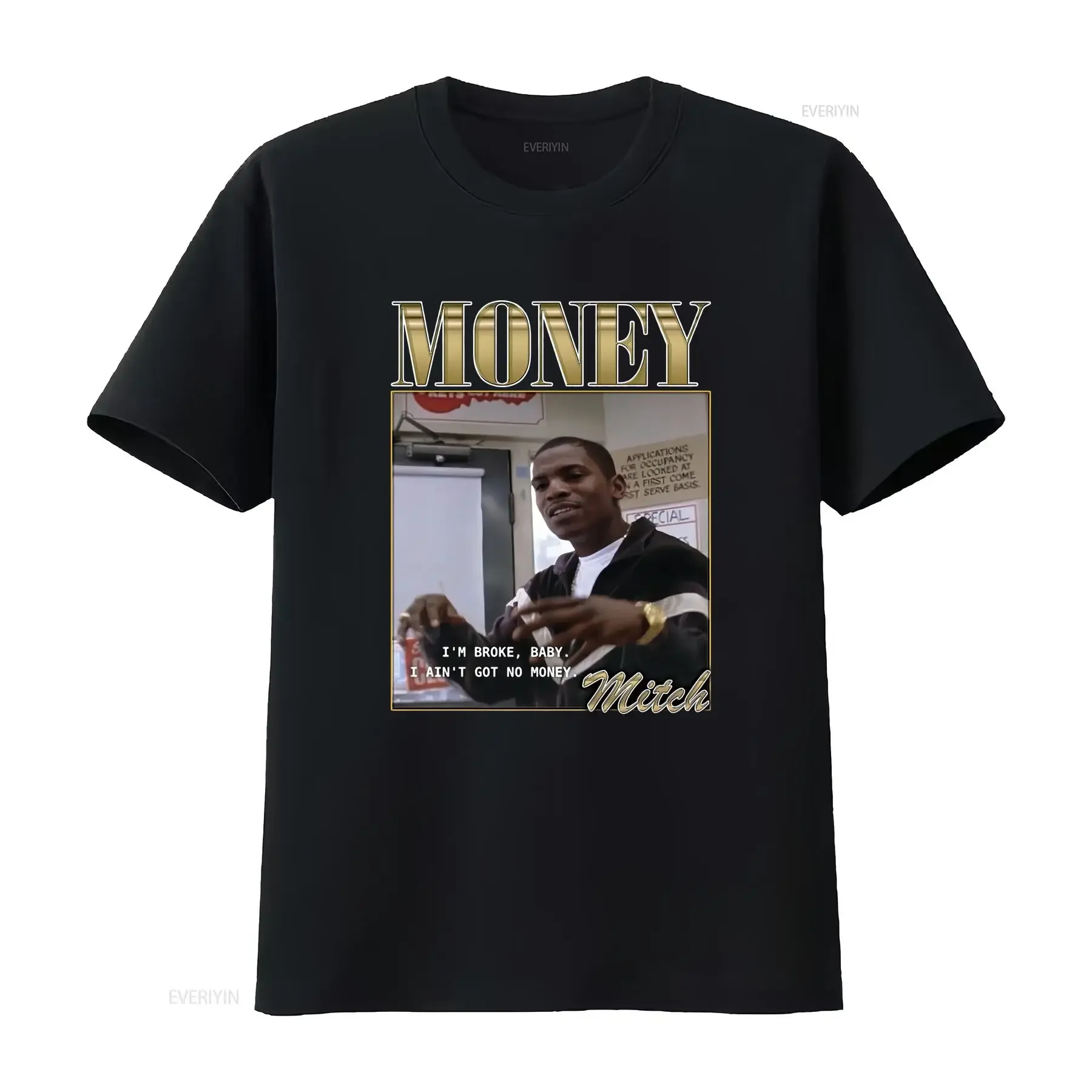 Vintage Paid in Full T Shirt Money Making Mitch Hip Hop Movie Merch Streetwear Retro long or short sleeves vintage Washed
