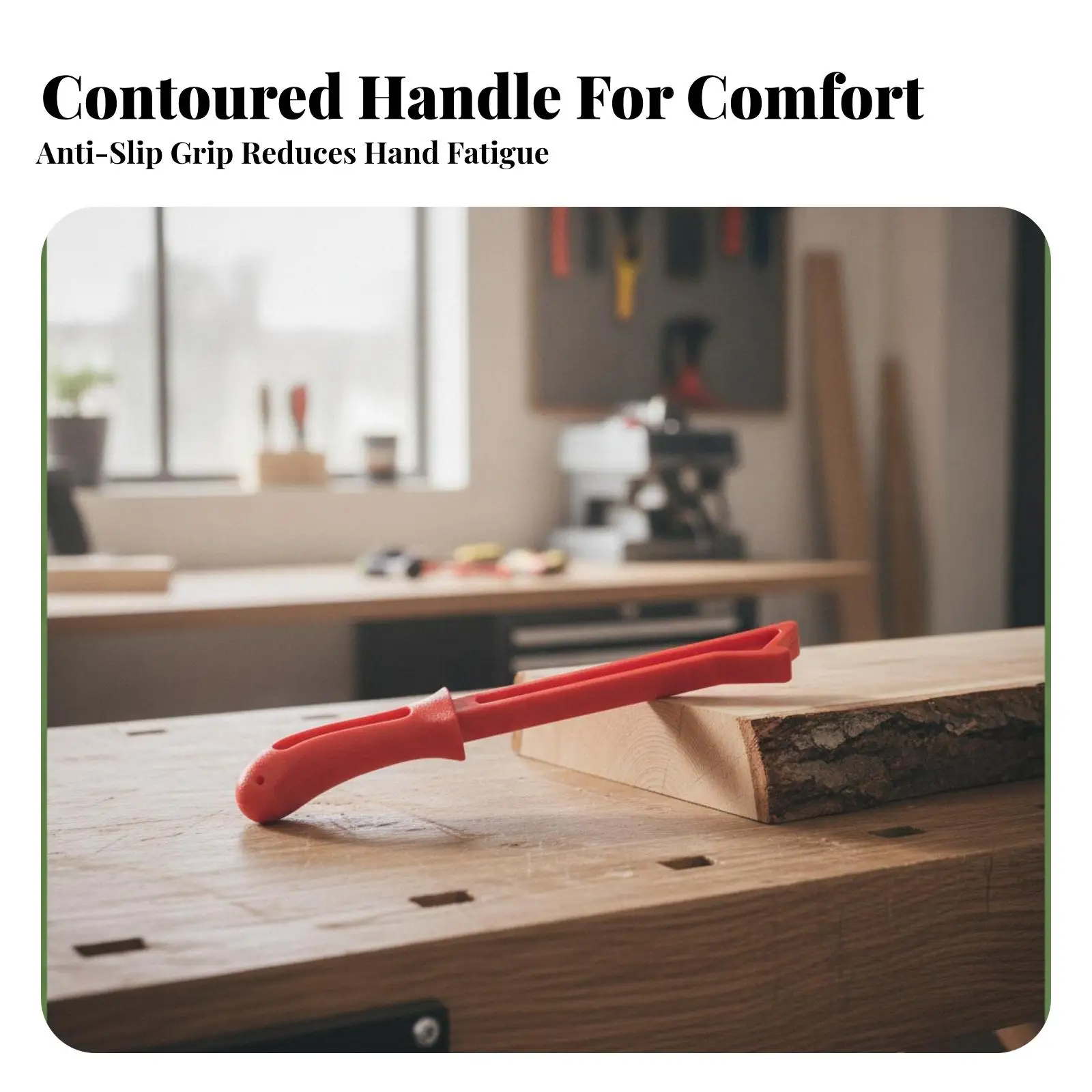 Precision Safety Push Block Plastic Red Push Stick for Woodworking Router Table Saw with Curved Ergonomic Grip Handle