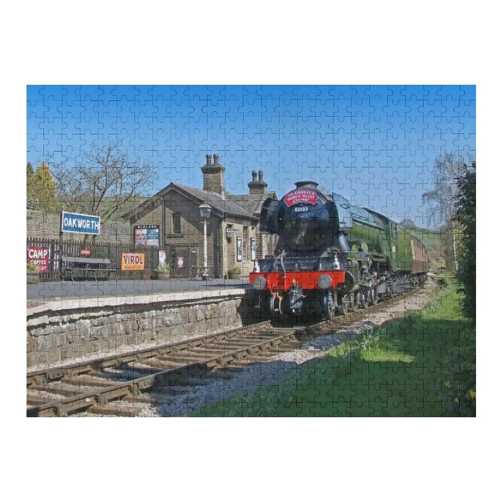 

The Flying Scotsman At Oakworth Station 2 Jigsaw Puzzle Jigsaw For Kids Personalised Jigsaw Puzzle