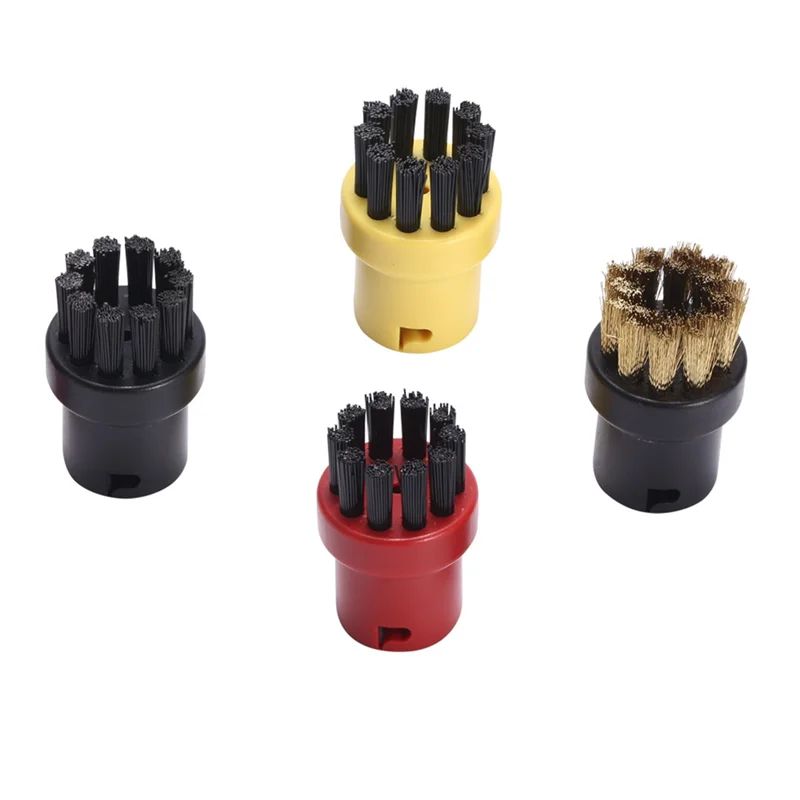 6 Pieces Round Brush Nozzle Kit for Karcher SC1 SC2 SC3 SC4 Steam Cleaner Parts image 4