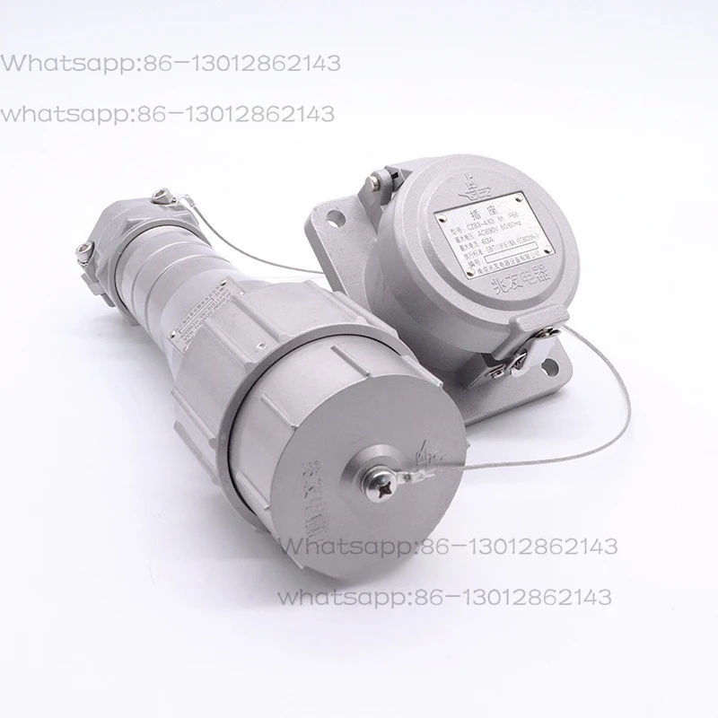 NEW  2026  1PCS  Marine high current shore power plug socket 63A/125A/250A350A aluminum alloy