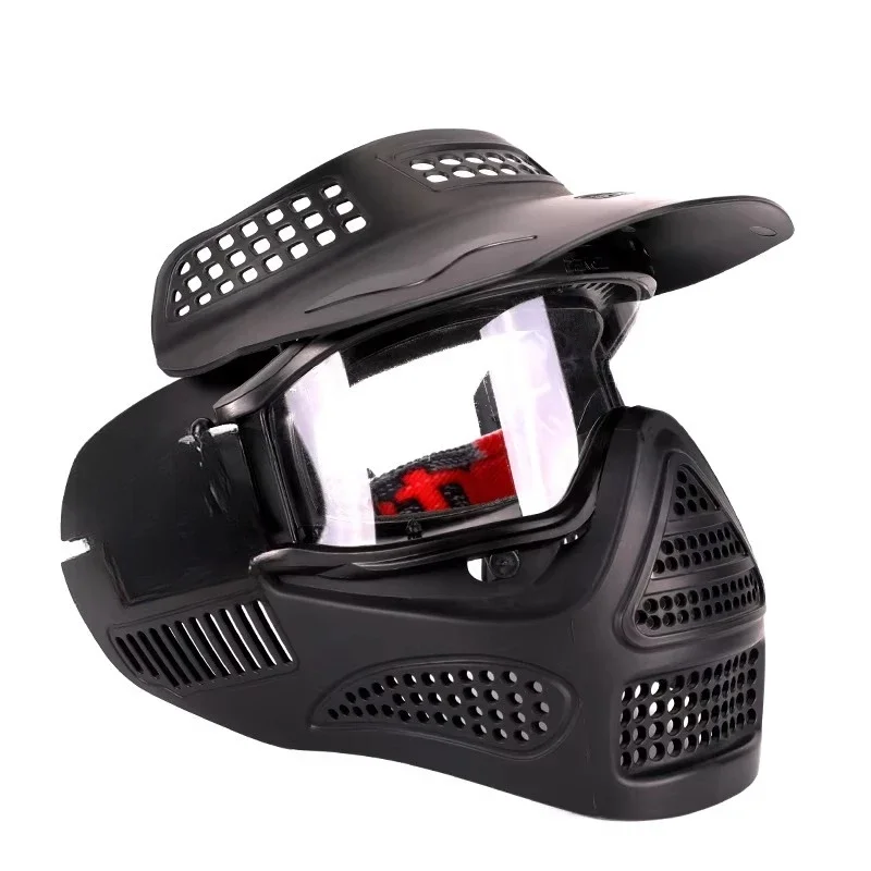 

Portable Archery Tag Equipment Paintball Arrow Mask Glasses Accessories CS Game Mesh Full Face Mask Shooting Game Helmet