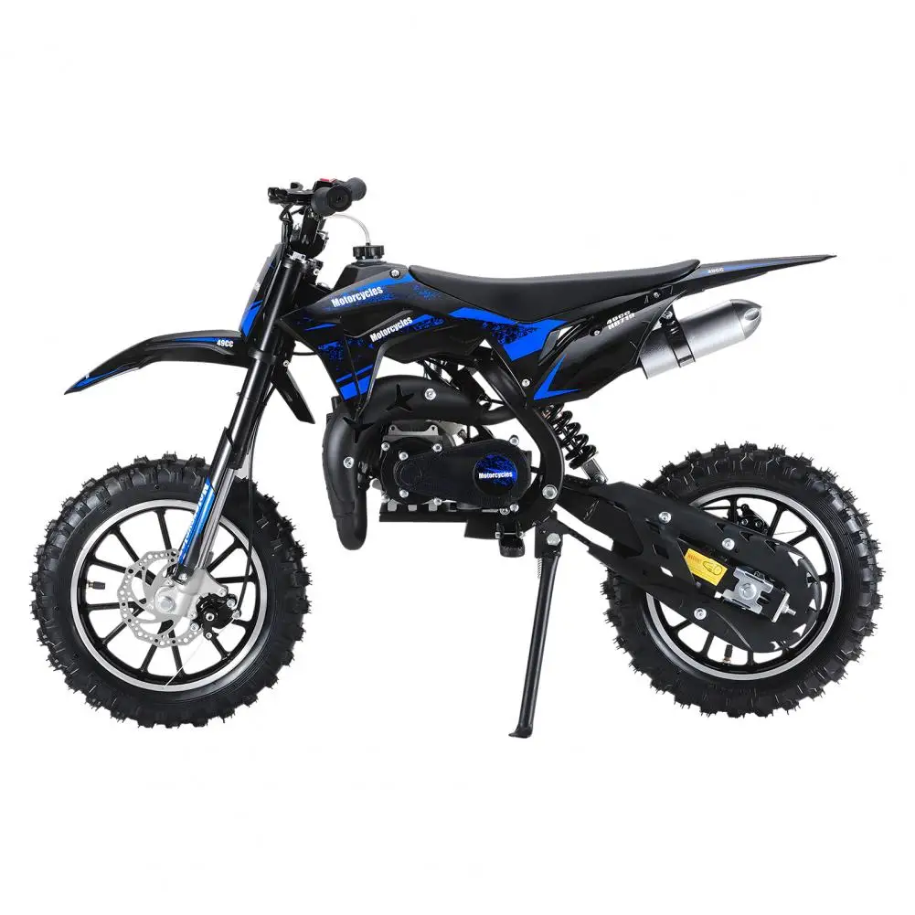 

Mini Kid Dirt Bike 49CC 2-Stroke Gas Powered Motorcycle with Off-Rode Tire, Front Rear Disc Brakes Pocket Motorbike,Up to 25 Mph