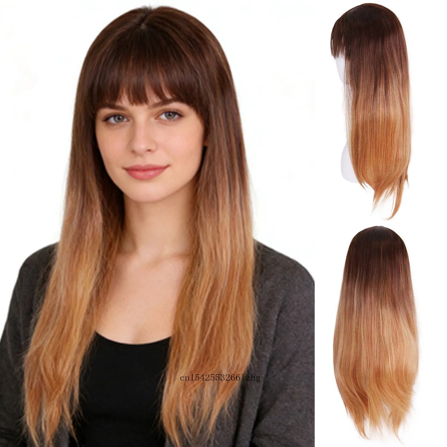 parrucca-liscia-in-fibra-sintetica-per-donne-bianche-capelli-lunghi-ombre-marrone-biondo-con-frangia-resistente-al-calore-per-uso-quotidiano-e-feste