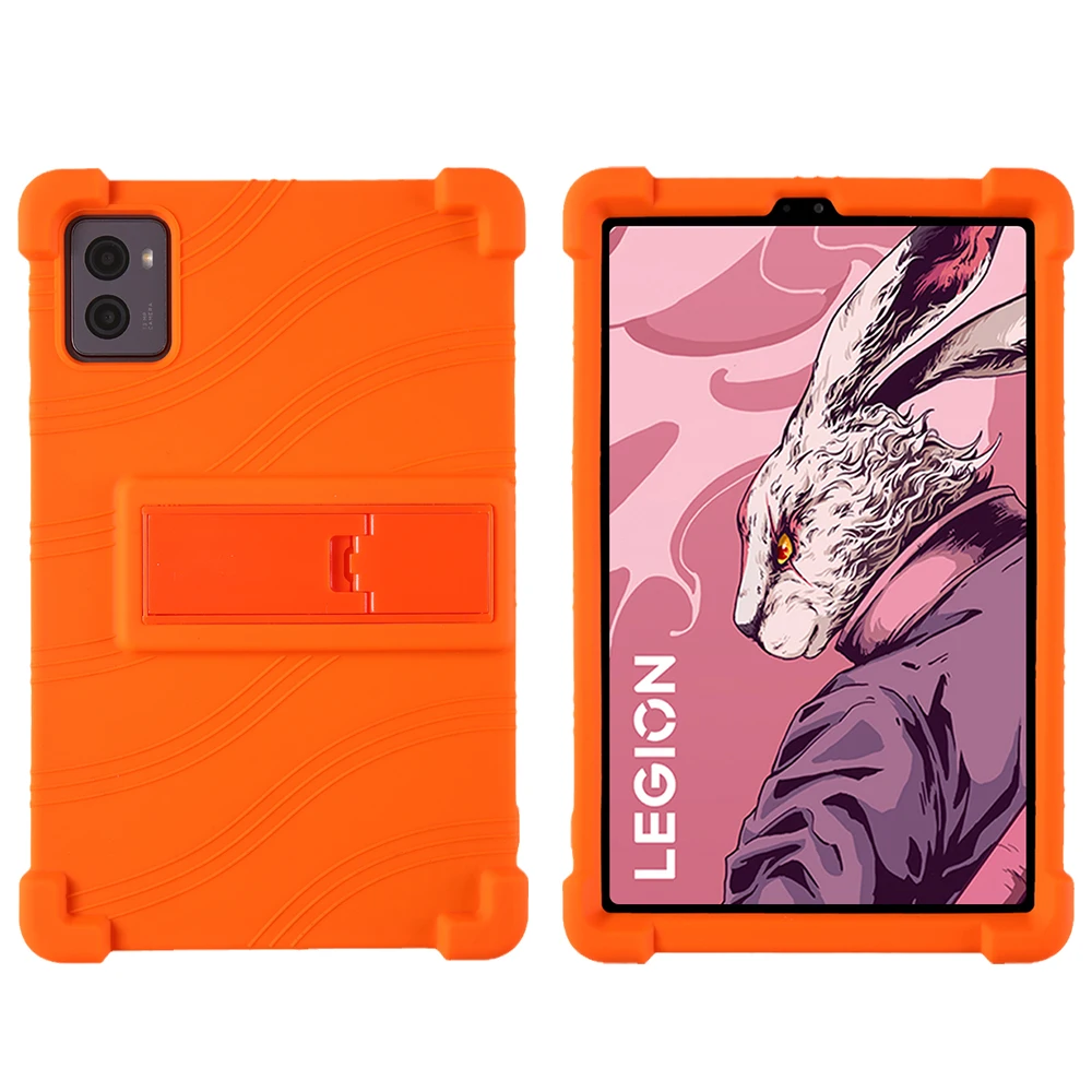 

Soft Silicone Case for Lenovo Legion Y700 2023 8.8 inch 2022 TB-9707F TB-9707X Stand Cover Shockproof Tablet Shell Kids Safe